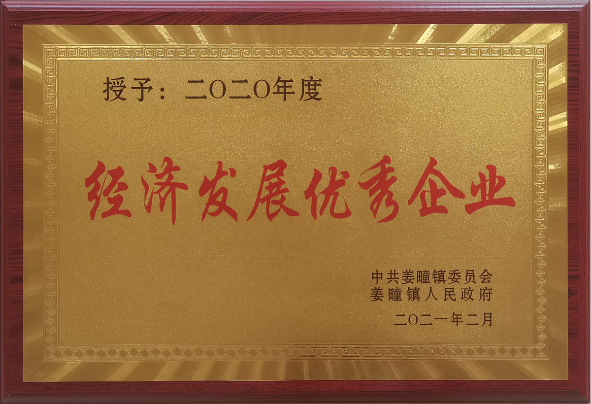 2020經(jīng)濟(jì)發(fā)展優(yōu)秀企業(yè)(圖1)